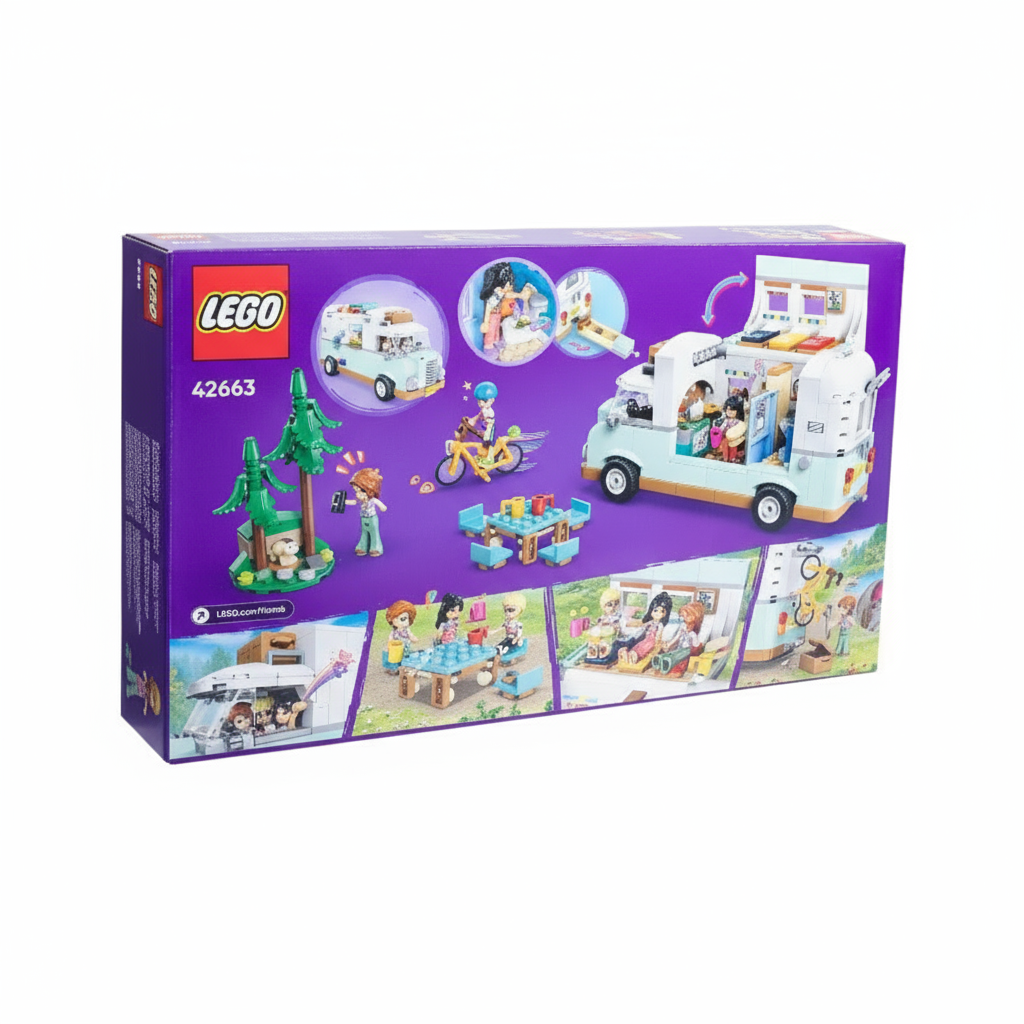 Lego camper back of box