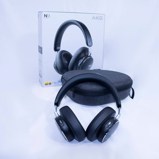 AKG N9 Hybrid Wireless Over-Ear Noise-Cancelling Headphones w/ box