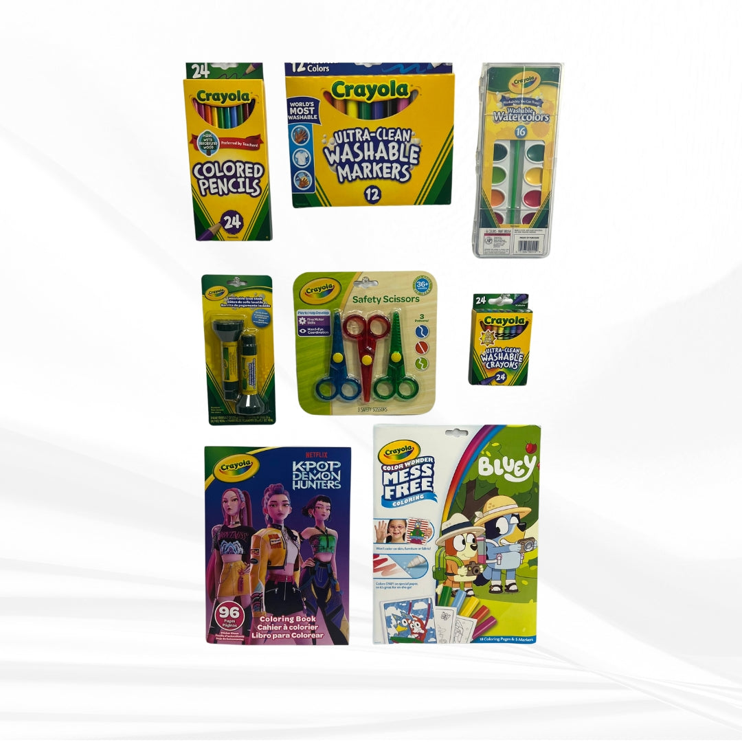 Bliip Box Bluey and K-POP Demon Hunter Activity Kit Items