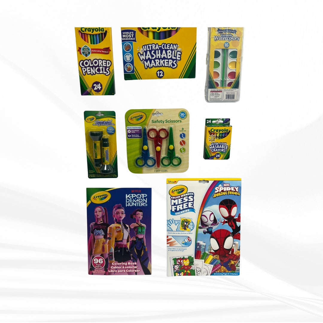 Bliip Box Spidey & Friends and K-POP Demon Hunter Activity Kit Items