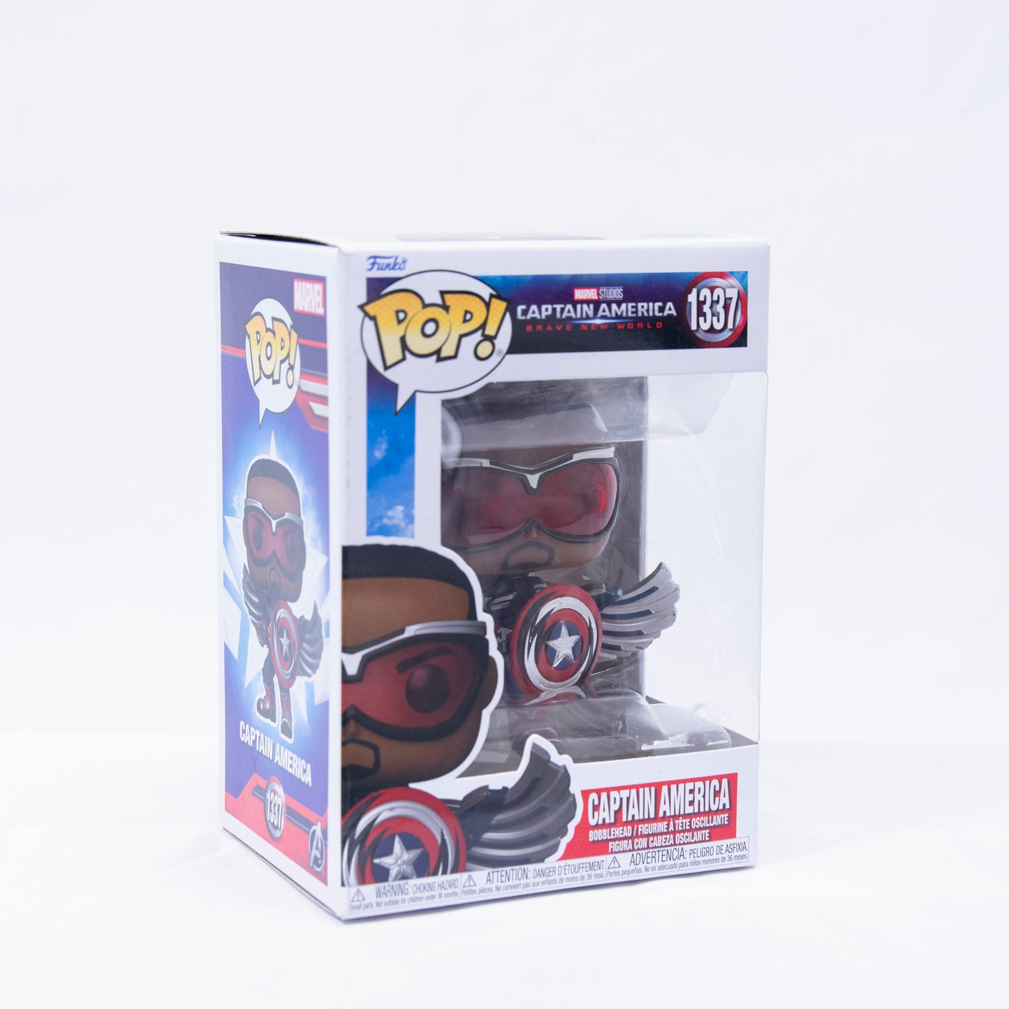 Captain America Sam Wilson Funko Pop Box