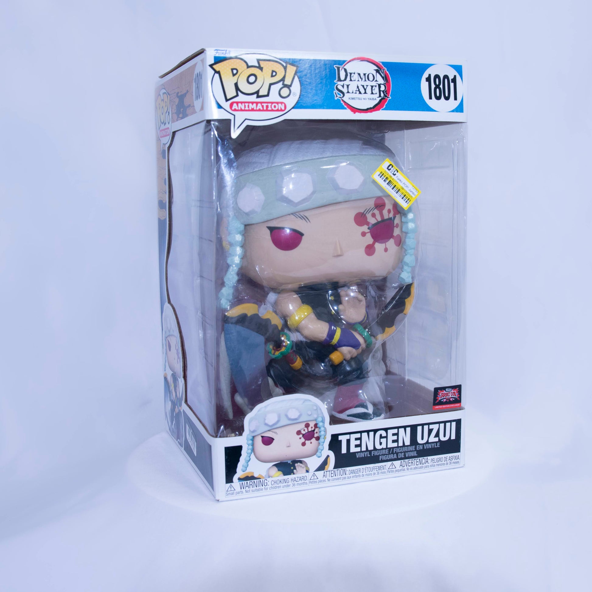 Funko Pop Jumbo Demon Slayer Tengen Uzui Box Front