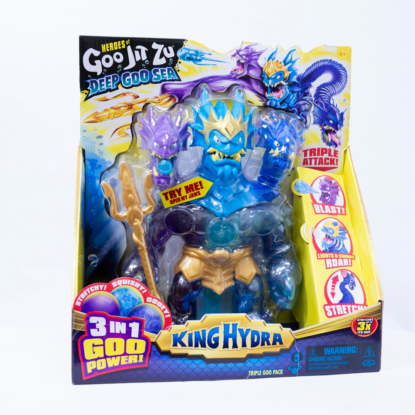 Heros of Goo Jit Zu King Hydra Figure Box