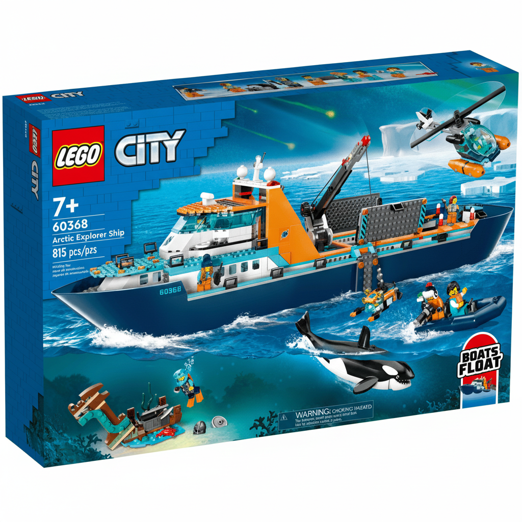 Lego City Arctic Explorer Ship Box
