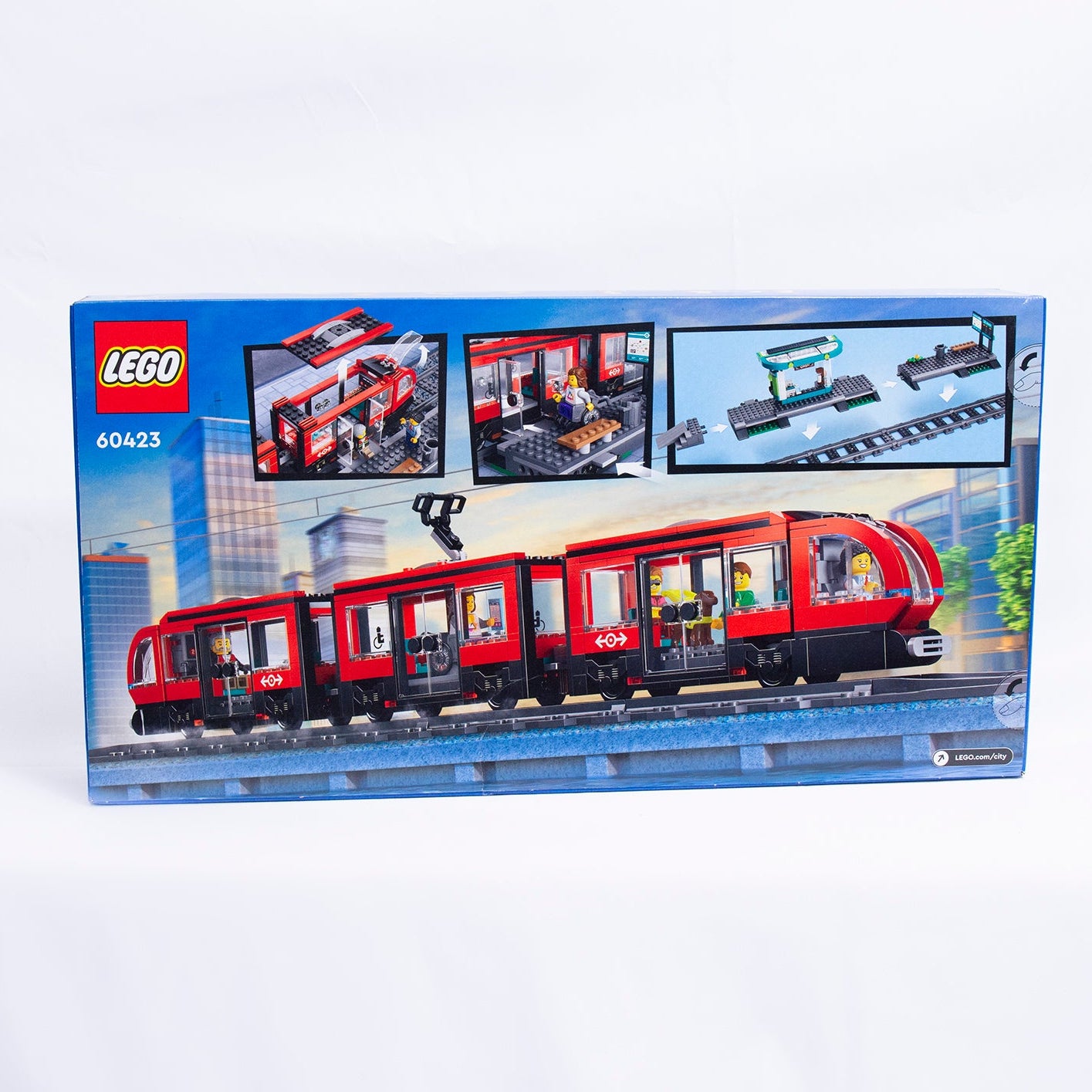 Lego City Downtown Streetcar Box Front