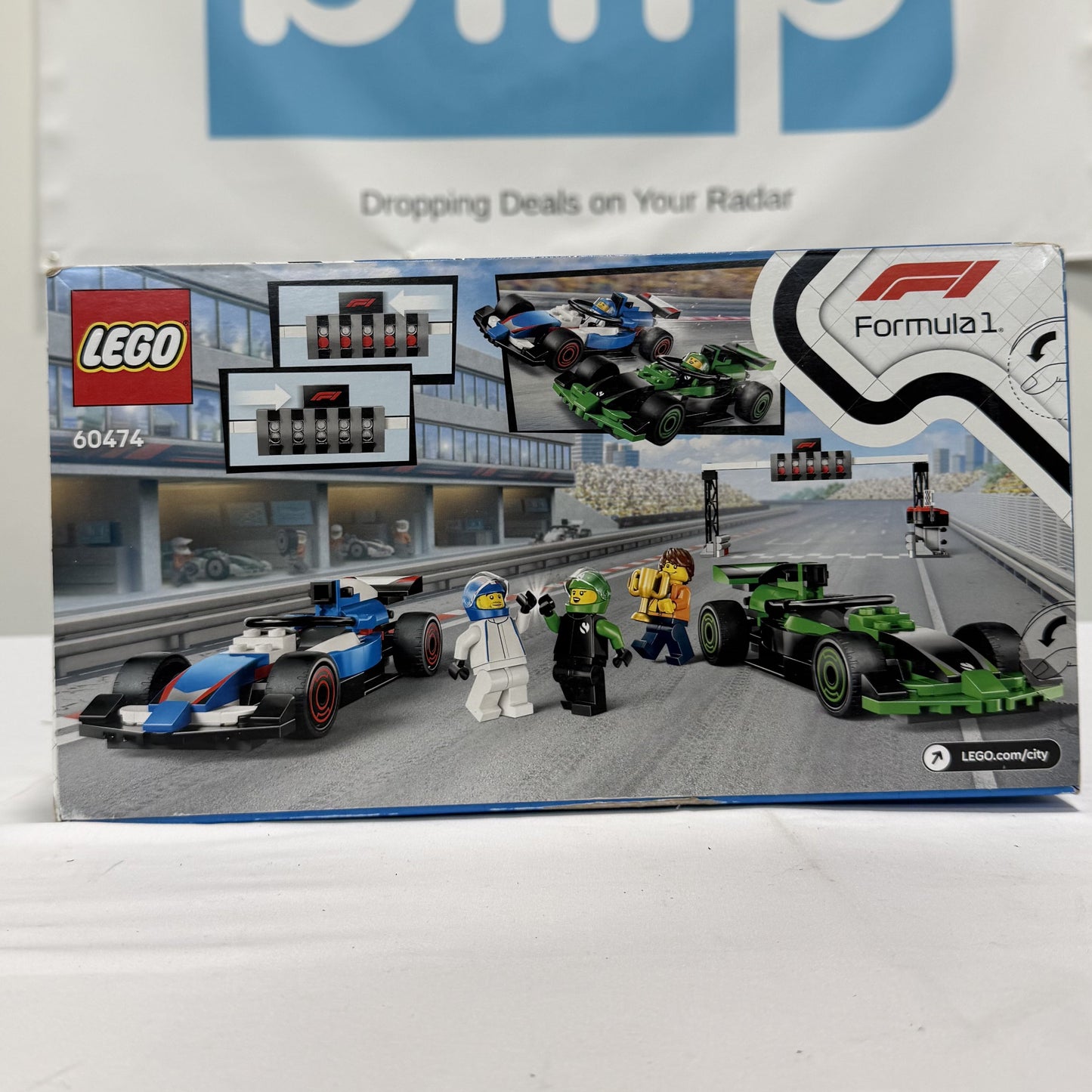 Lego City F1 Grid Box Back