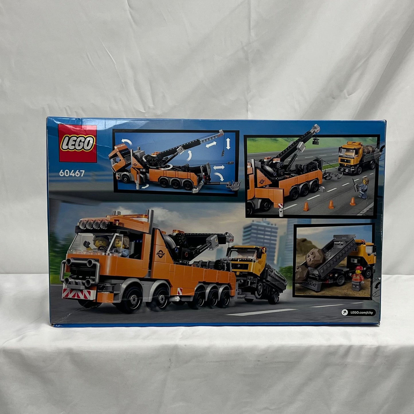 Lego City Tow Truck Box Back