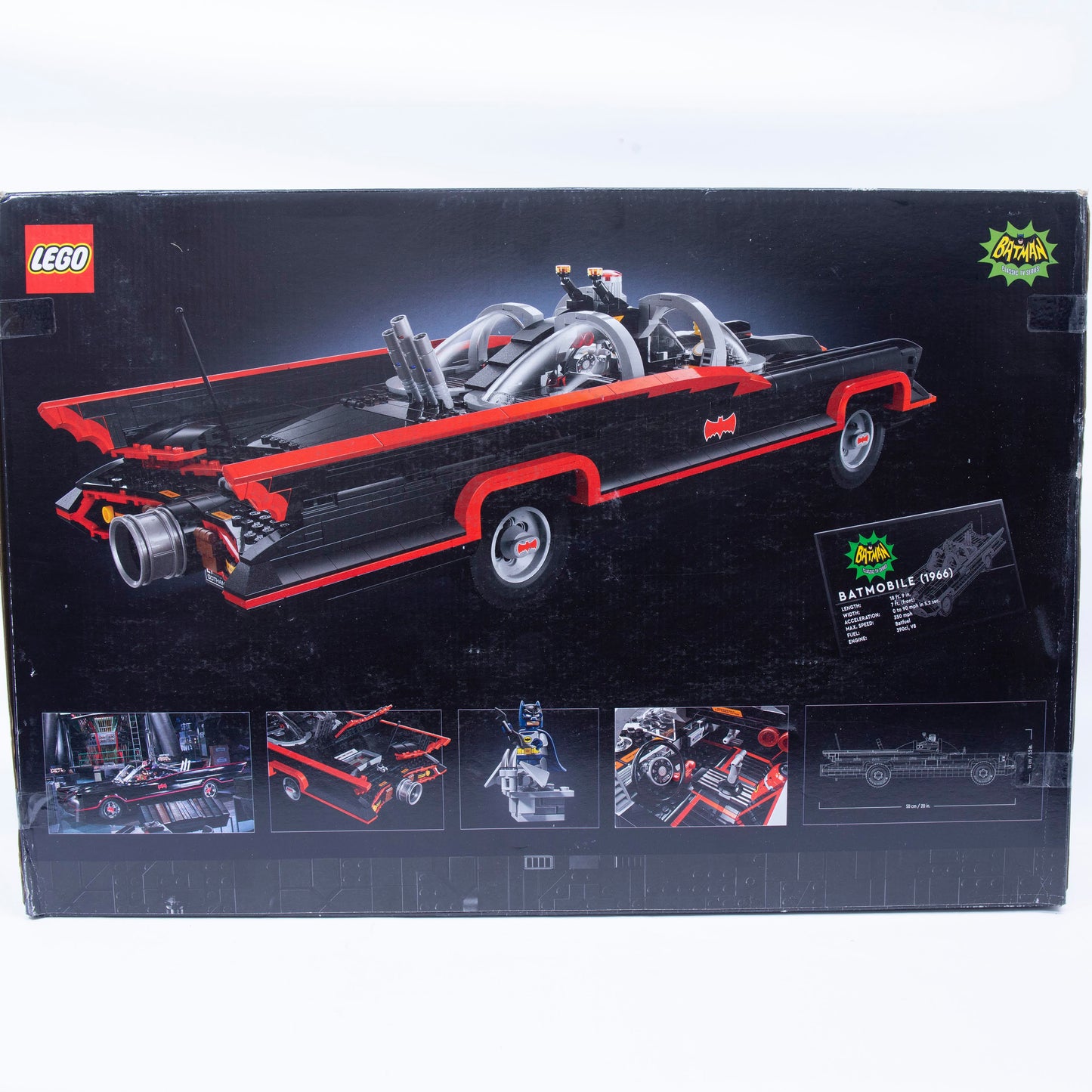 Lego Classic Batmobile Box Back