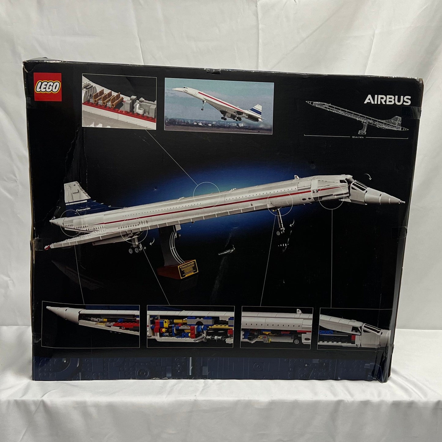 Lego Concorde Box Back