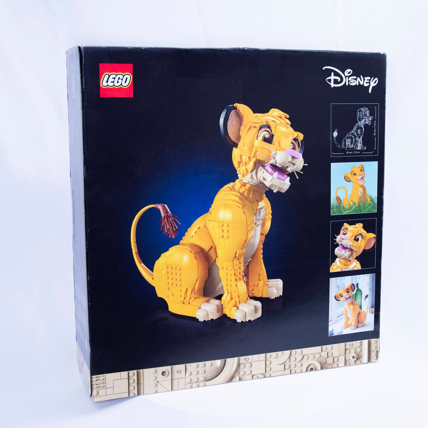 Lego Disney Young Simba Box Back