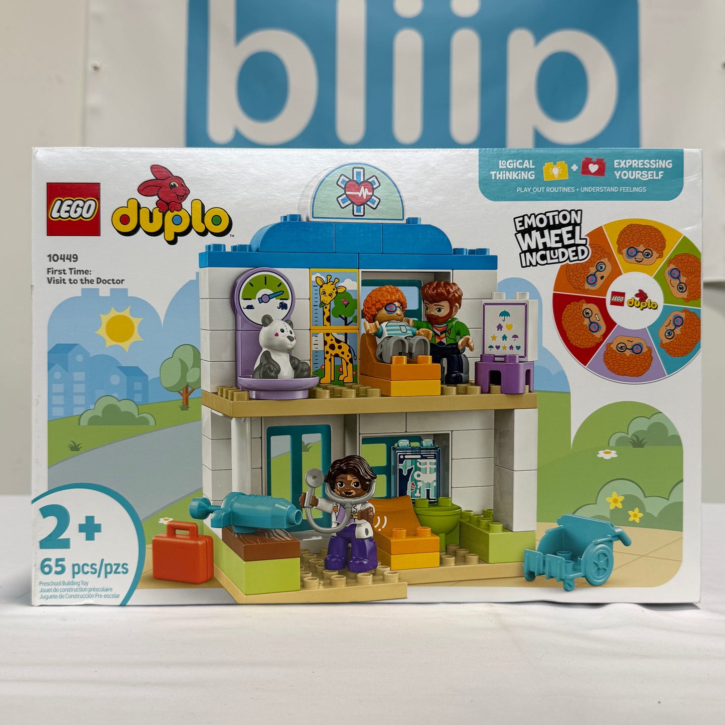 Lego DUPLO First Time Doctor Visit ox Back
