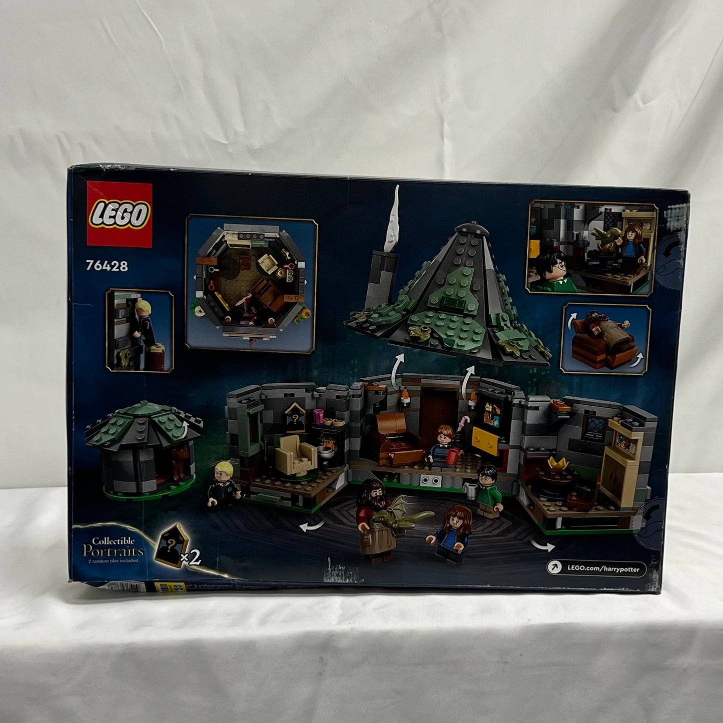 Lego Harry Potter Hagrid's Hut Box Back
