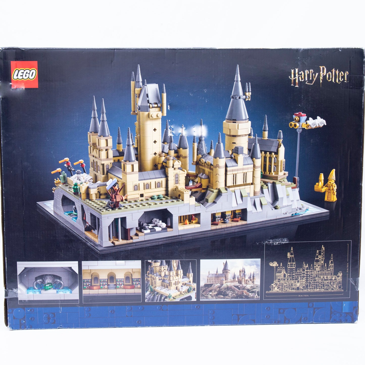 Lego Harry Potter Hogwarts Castle and Grounds Box Back