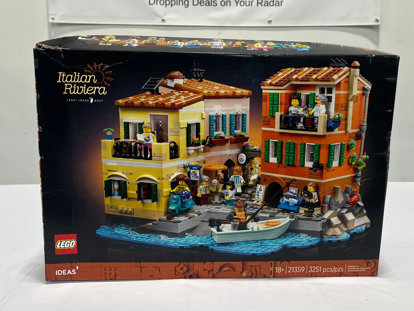 Lego Ideas Italian Riviera Box Front