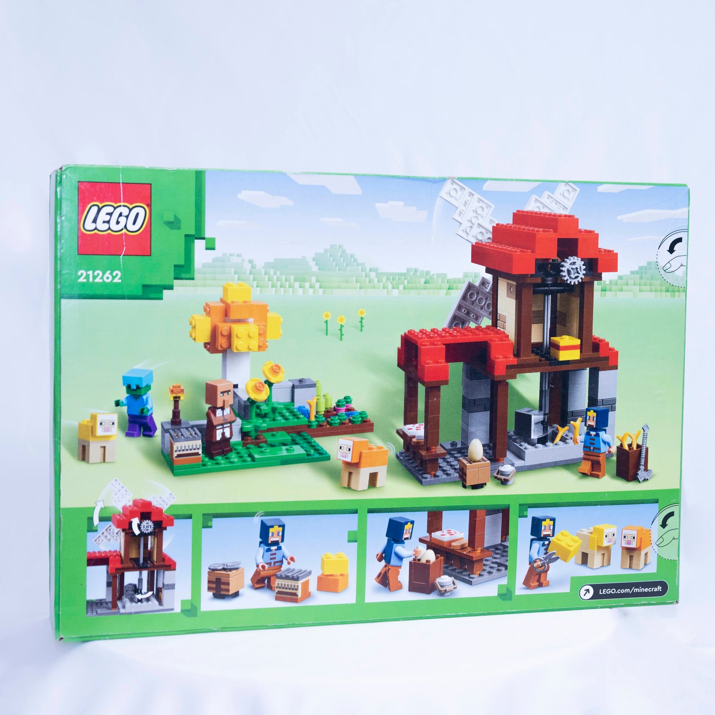 Lego Mindcraft Windmill Farm Box Front