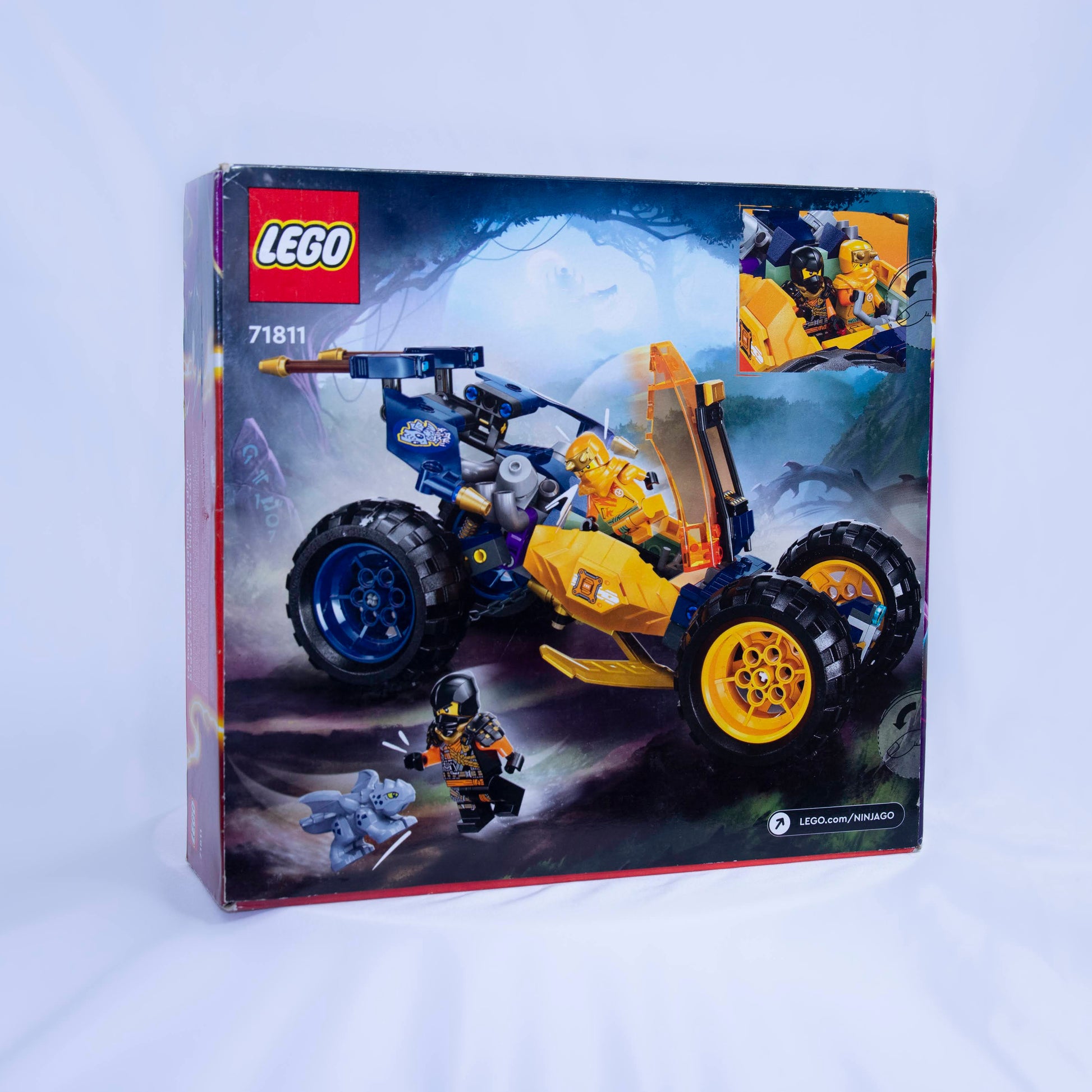 Lego Ninjago Arin's Ninja Off-Road Buggy Box Back