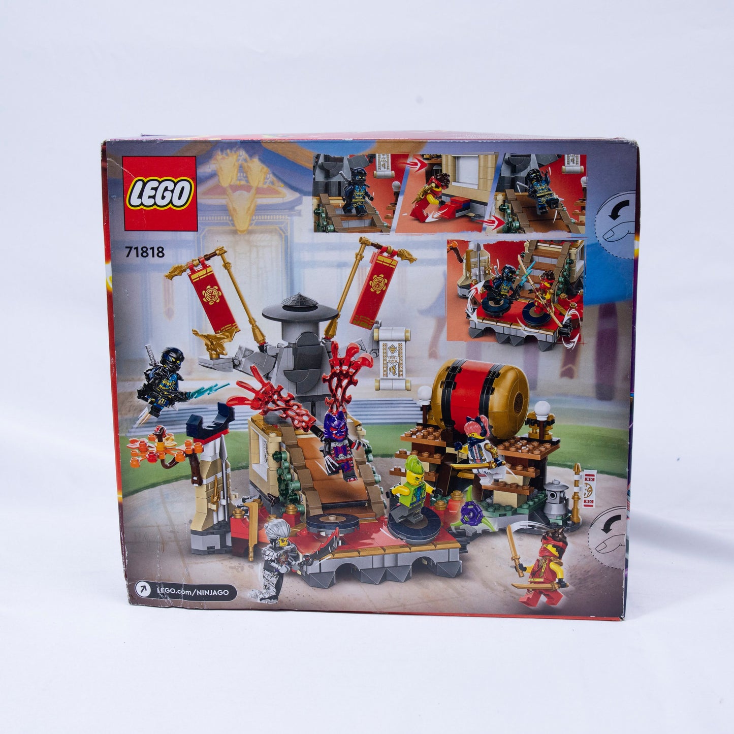 Lego Ninjago Tournament Battle Arena Box Back