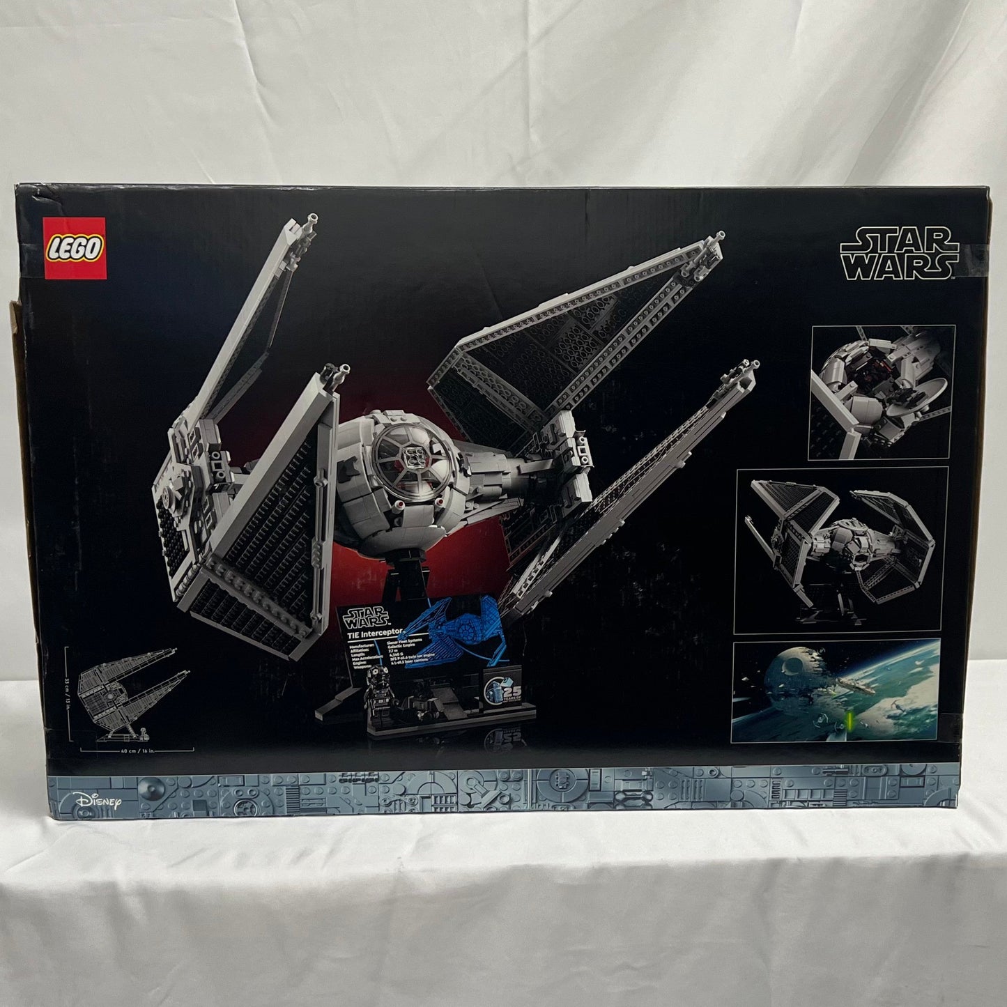 Lego Star Wars TIE Interceptor Box Back