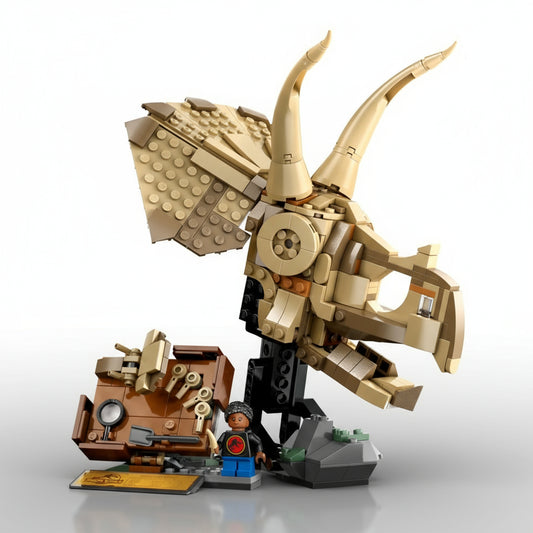 Lego Jurassic Park Triceratops Skull