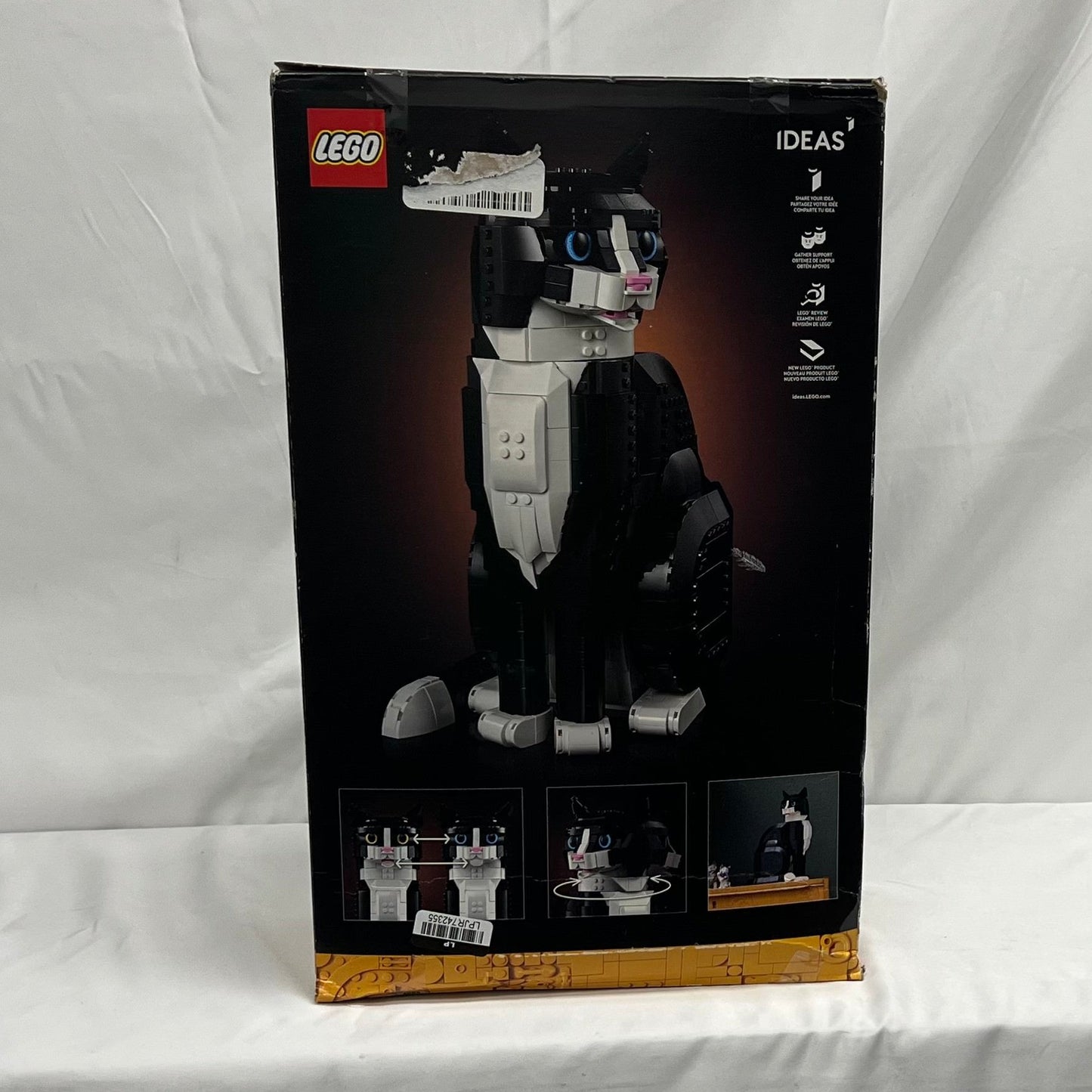 Lego Tuxedo Cat Back Back