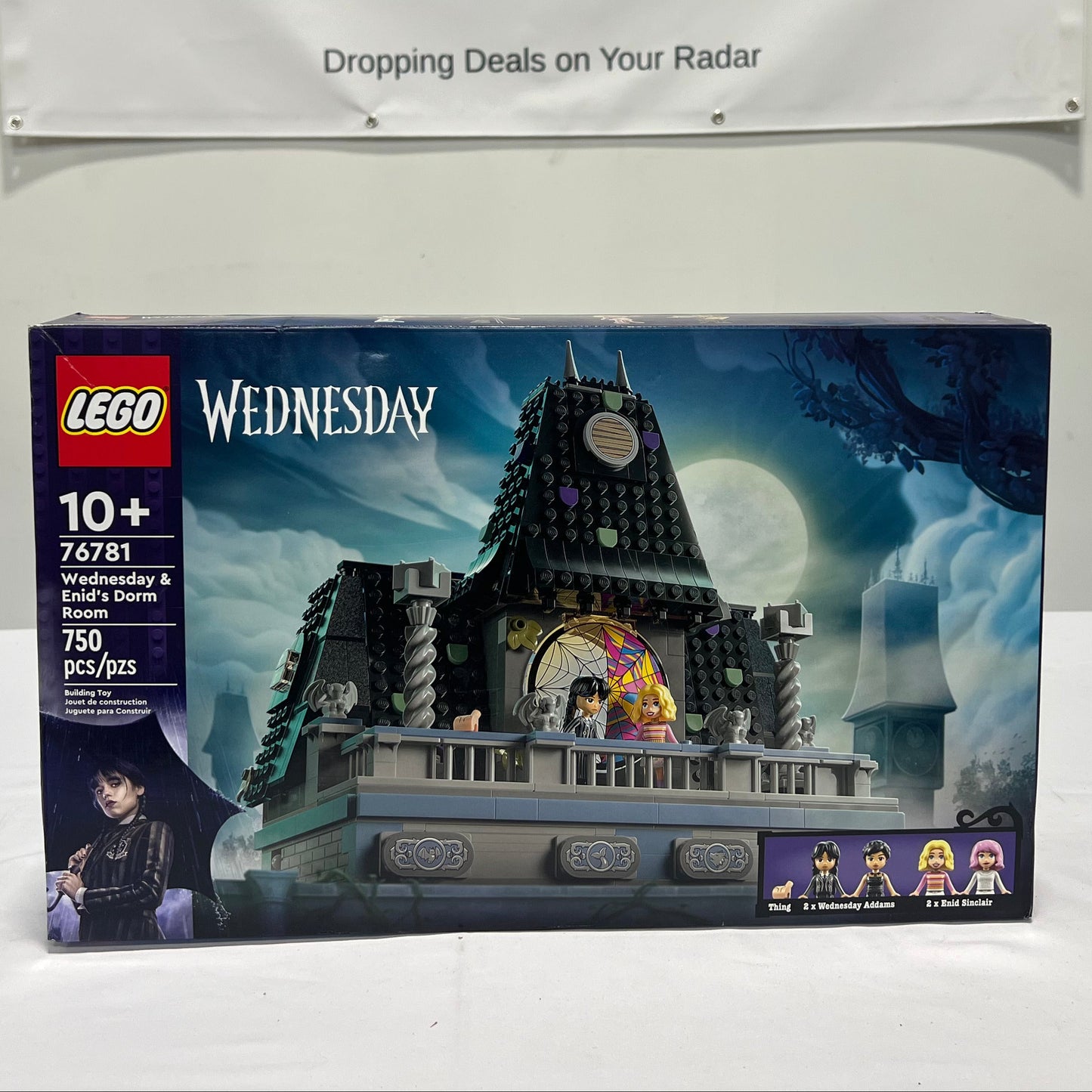 Lego Wednesday and Enid Room Box Front
