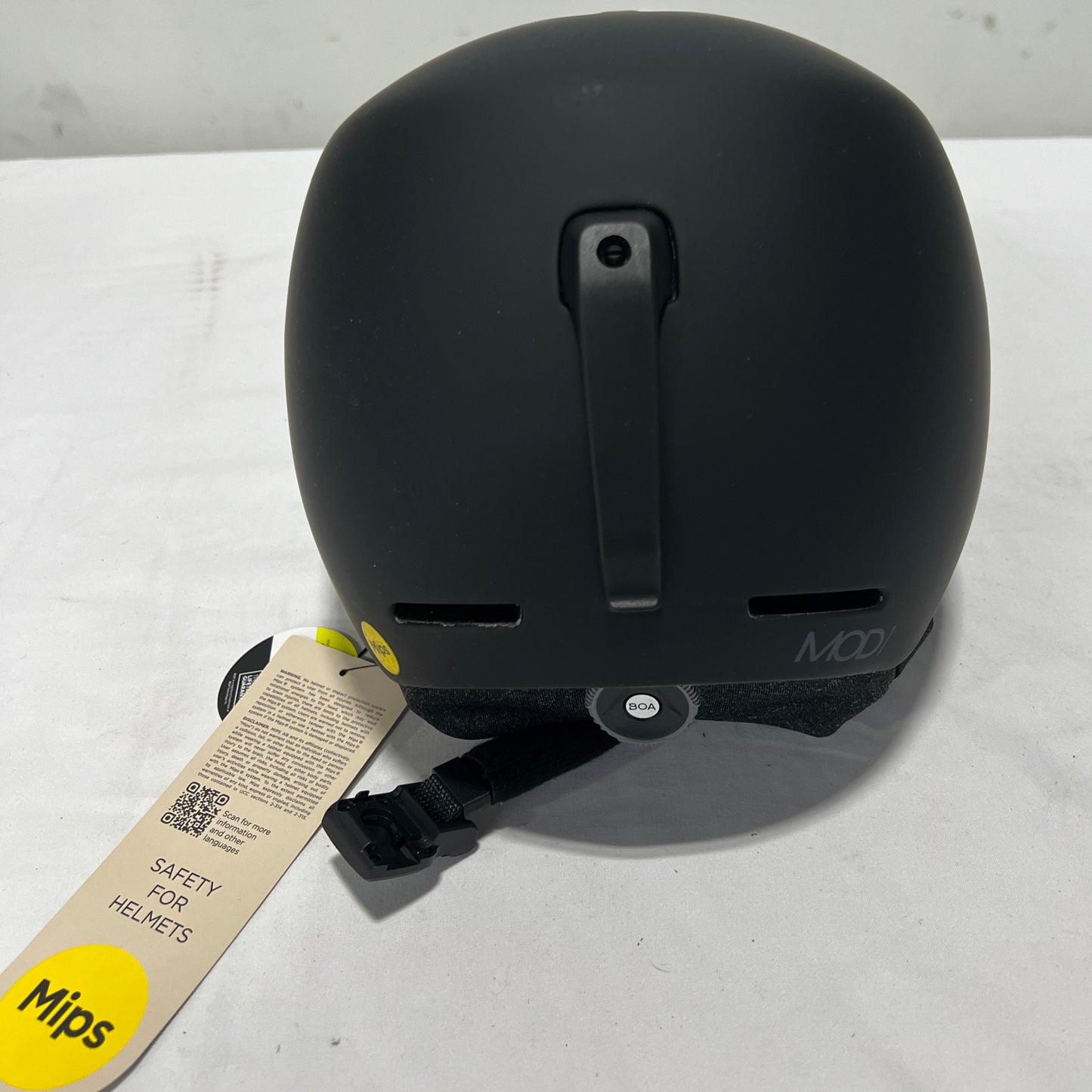 Oakley Mod1 Mips Blackout Helmet Back View