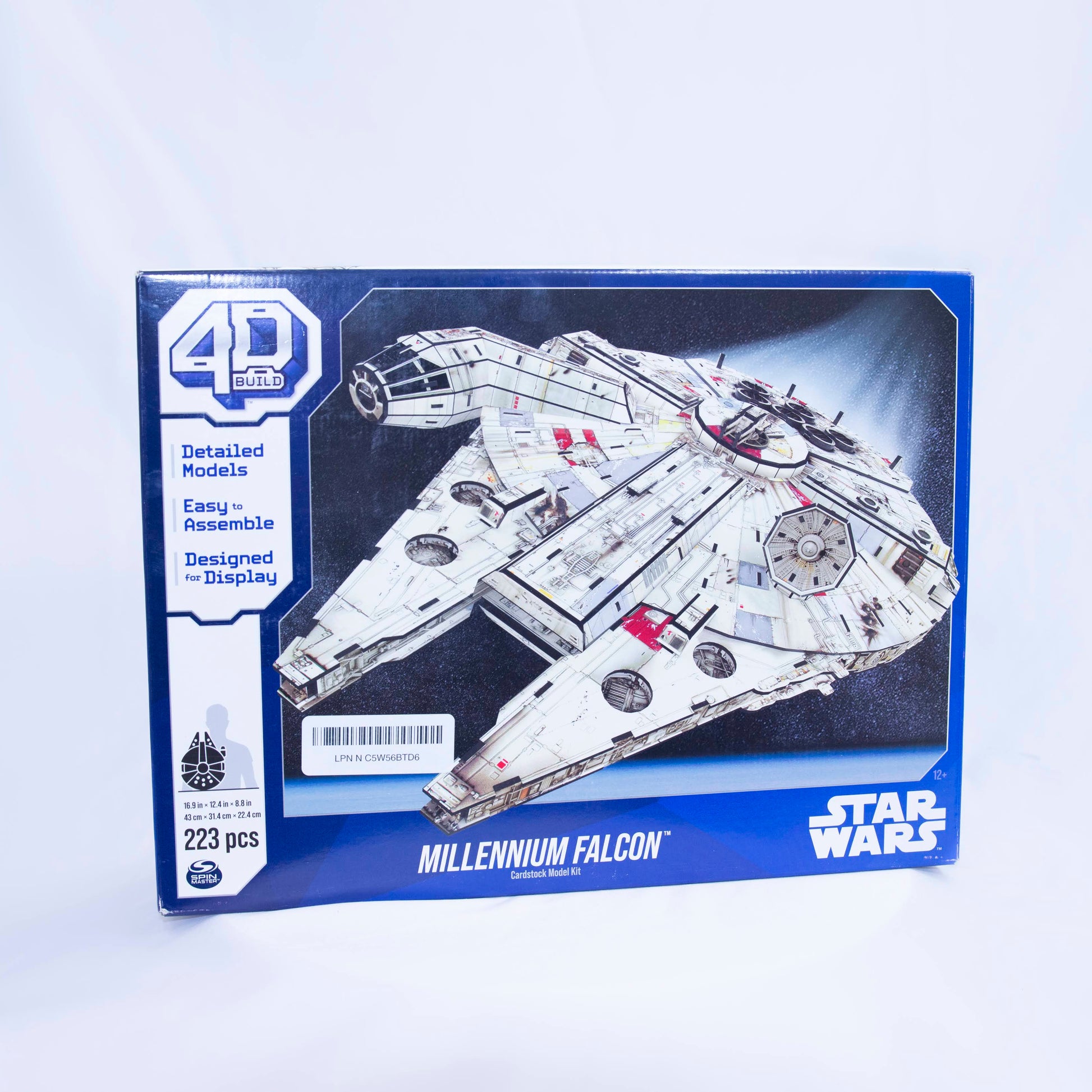 4D BUILD - Star Wars Millennium Falcon Model Kit Box Front