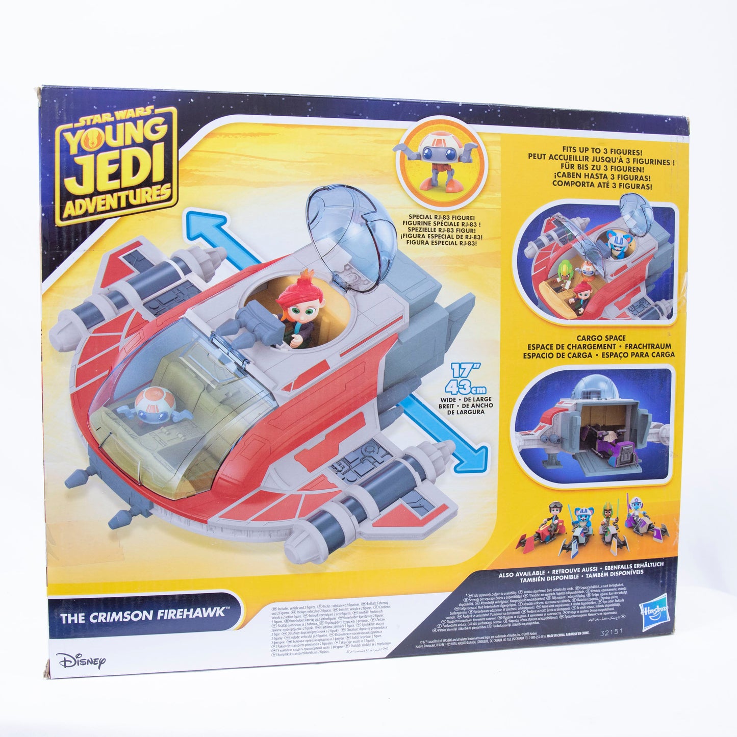 Star Wars Young Jedi Adventures The Crimson Firehawk Box Back