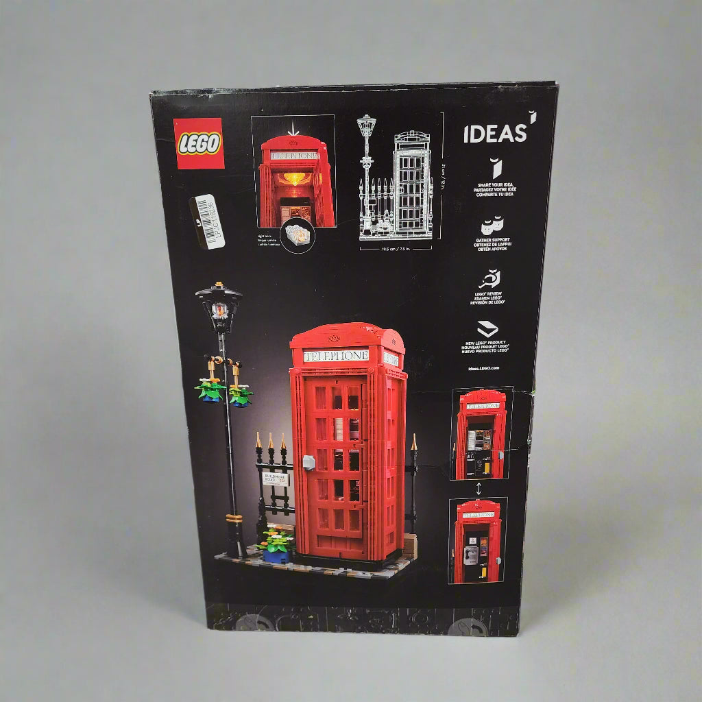 Lego Ideas Red Telephone box back