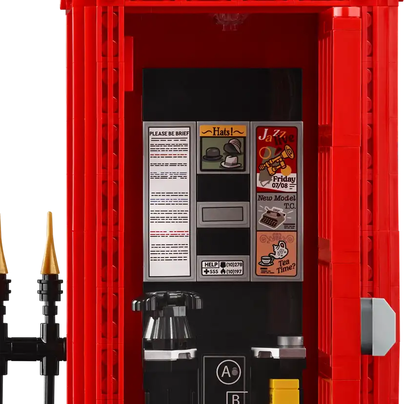 Lego Ideas Red Telephone Rotary