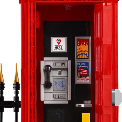 Lego Ideas Red Telephone Keypad
