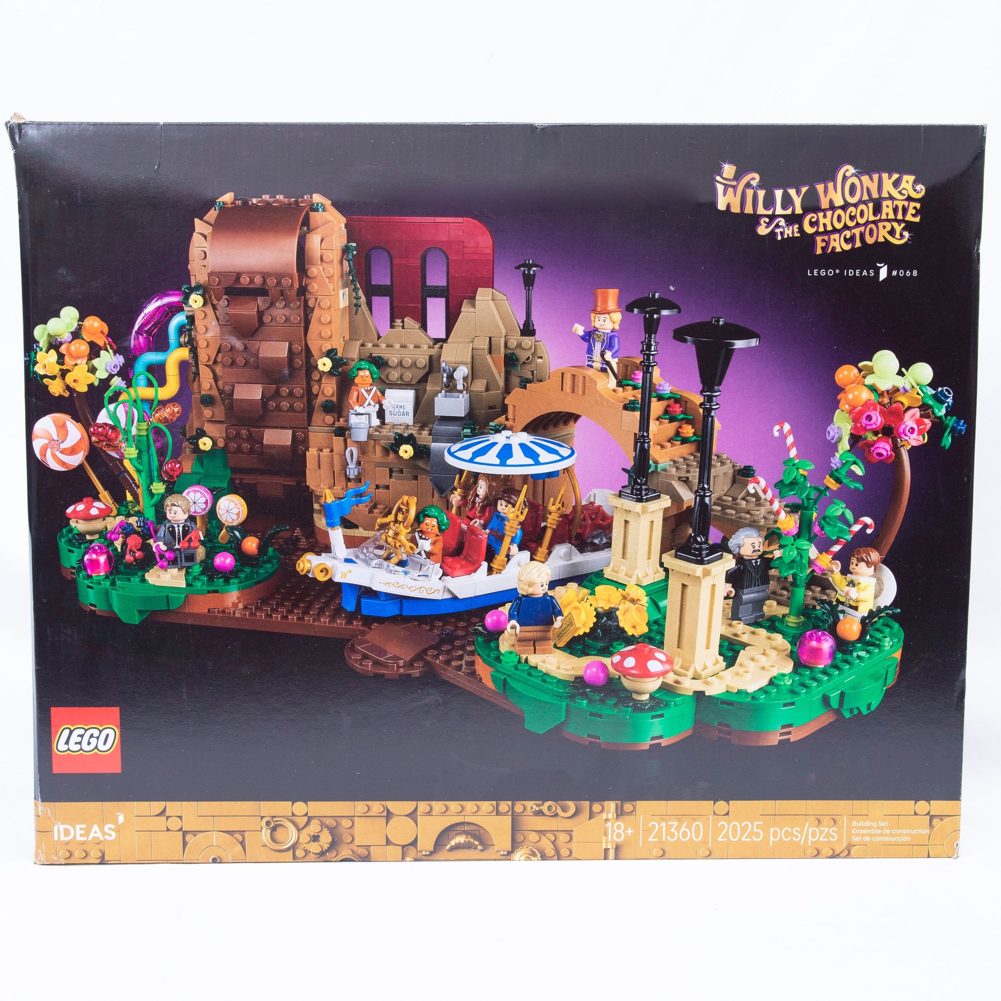 Lego Ideas Willy Wonka & Chocolate Factory Box Front