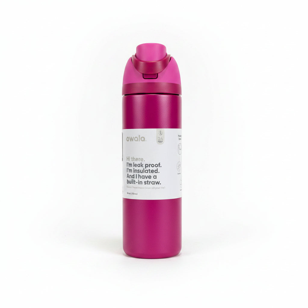 Owala 24oz Water Bottle Read my Lips