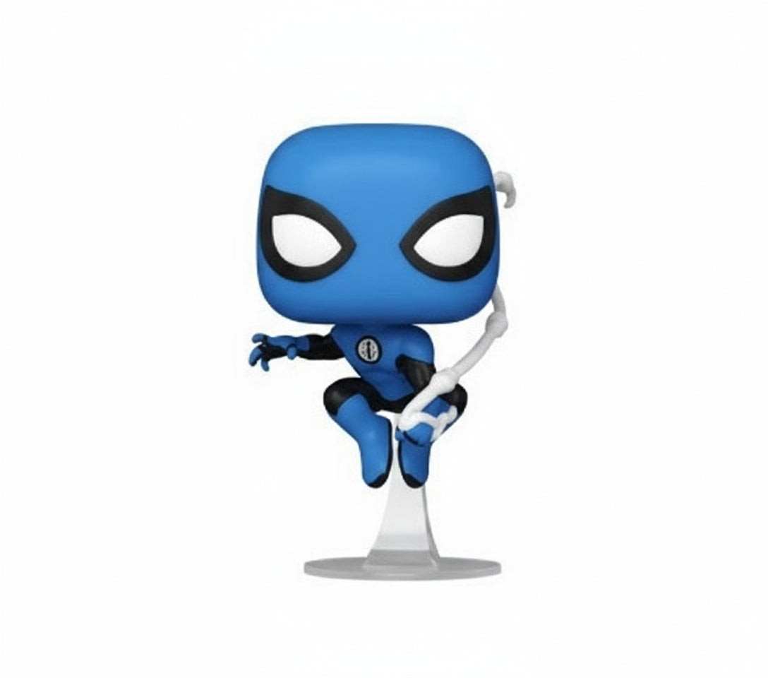 Blue Spiderman figurine