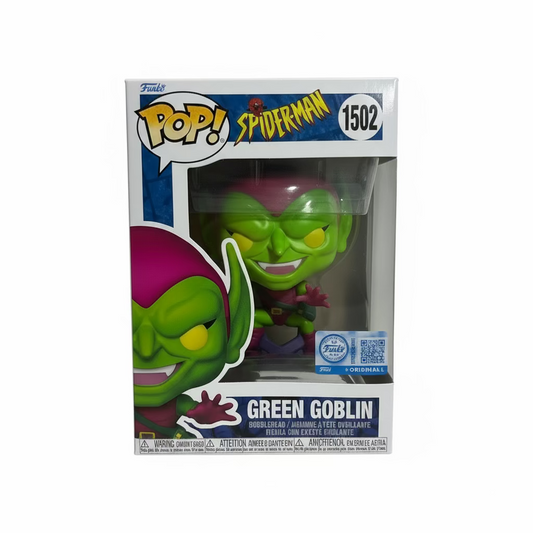 Green goblin funko box