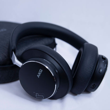 AKG N9 Hybrid Wireless Over-Ear Noise-Cancelling Headphones leaning