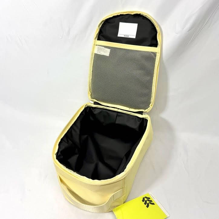 All in Motion Lunch Bag Yellow Inside