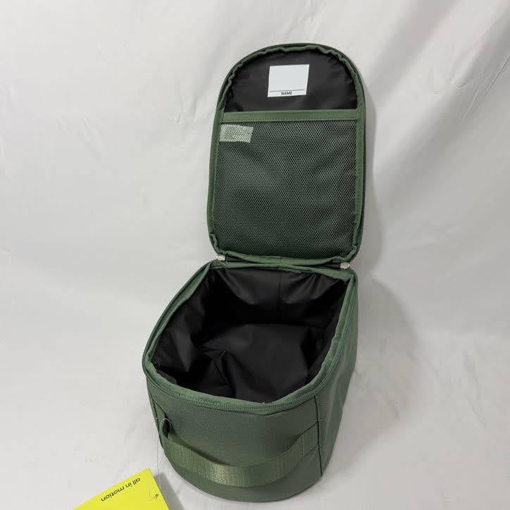All in Motion Lunch Bag Green Inside