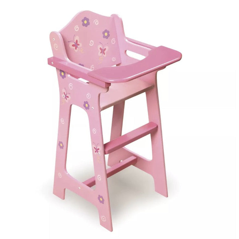 Badger Basket Blossoms & Butterflies Doll High Chair