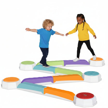Acorn Avenue Balance Beam and Stepping Stones