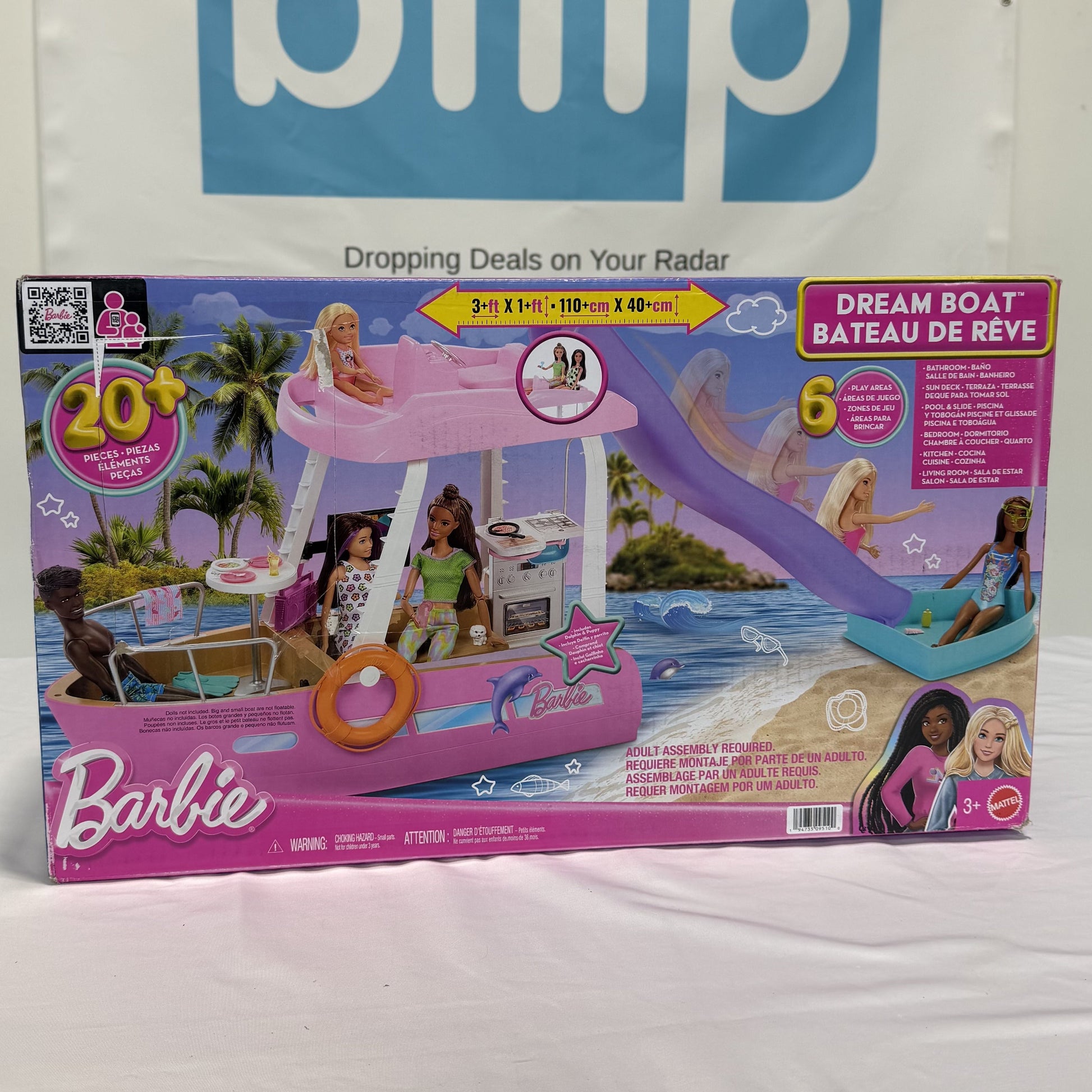 Barbie Dream Boat Playset Box Front