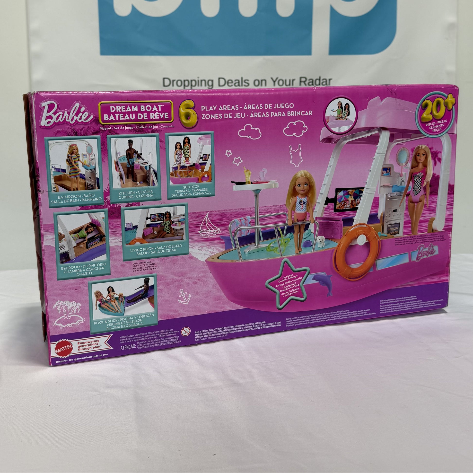 Barbie Dream Boat Box Back