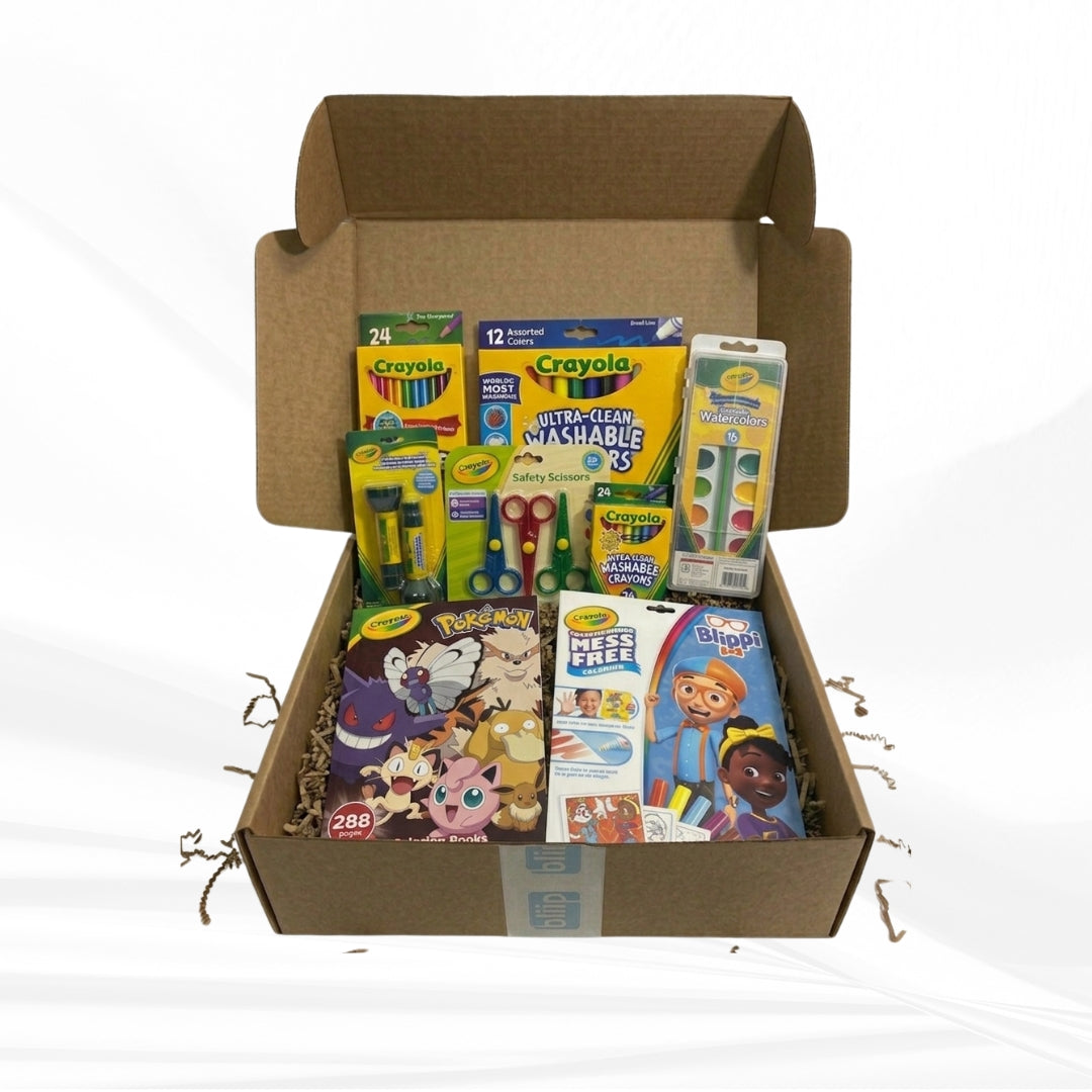 Bliip Box Blippi and Pokemon Activity Kit