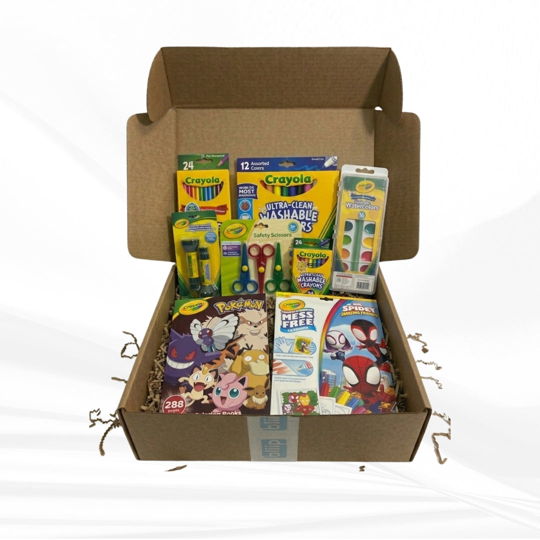 Bliip Box Spidey & Friends and Pokemon Activity Kit 