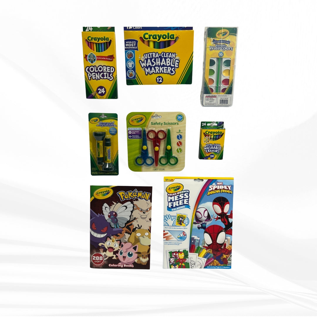 Bliip Box Spidey & Friends and Pokemon Activity Kit  Items