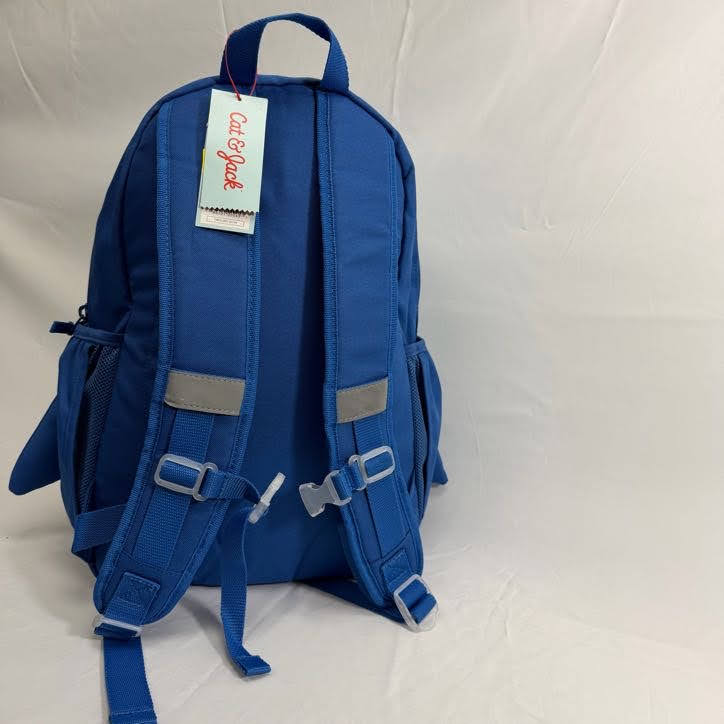 Cat & Jack Shark Backpack Back
