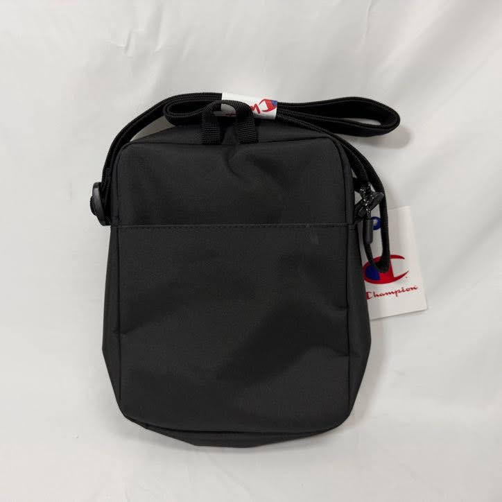 Champion Crossbody Bag Black/Pink Back