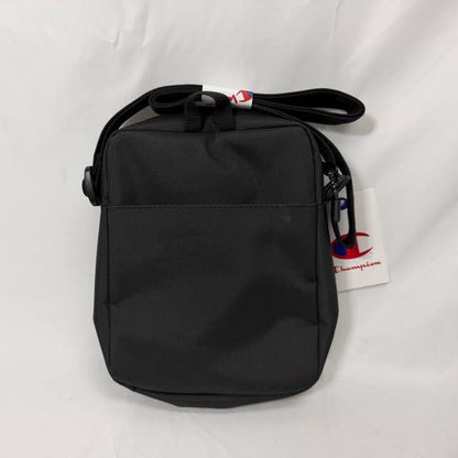 Champion Crossbody Bag Black/Pink Back