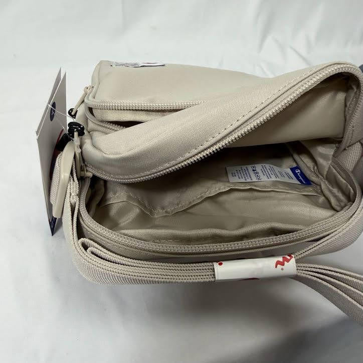 Champion Crossbody Bag Beige Inside