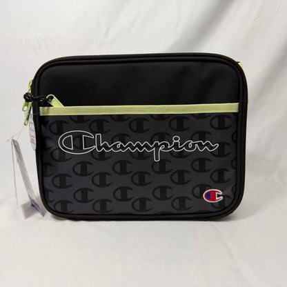 Champion Lunch Bag Black/Yellow Front